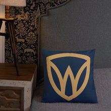Load image into Gallery viewer, WF Threads Brand Logo 18x18 and 22x22 Premium Pillow