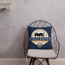 Load image into Gallery viewer, WF Threads Brand Logo 18x18 and 22x22 Premium Pillow