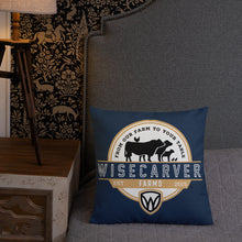Load image into Gallery viewer, WF Threads Brand Logo 18x18 and 22x22 Premium Pillow