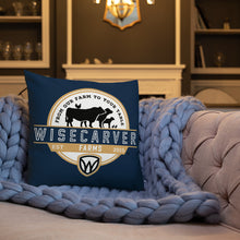 Load image into Gallery viewer, WF Threads Brand Logo 18x18 and 22x22 Premium Pillow