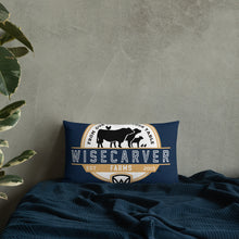 Load image into Gallery viewer, WF Threads Brand Logo 18x18 and 22x22 Premium Pillow