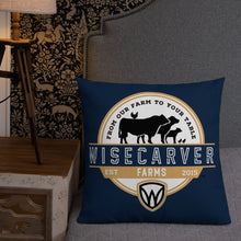 Load image into Gallery viewer, WF Threads Brand Logo 18x18 and 22x22 Premium Pillow