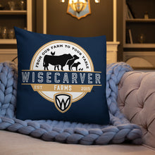 Load image into Gallery viewer, WF Threads Brand Logo 18x18 and 22x22 Premium Pillow