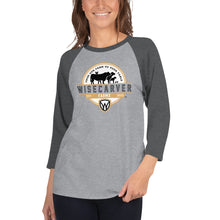 Load image into Gallery viewer, WF Threads Logo 3/4 sleeve raglan shirt