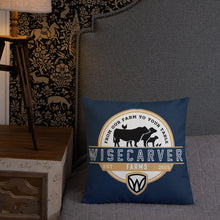 Load image into Gallery viewer, WF Threads Brand Logo 18x18 and 22x22 Premium Pillow
