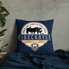 Load image into Gallery viewer, WF Threads Brand Logo 18x18 and 22x22 Premium Pillow
