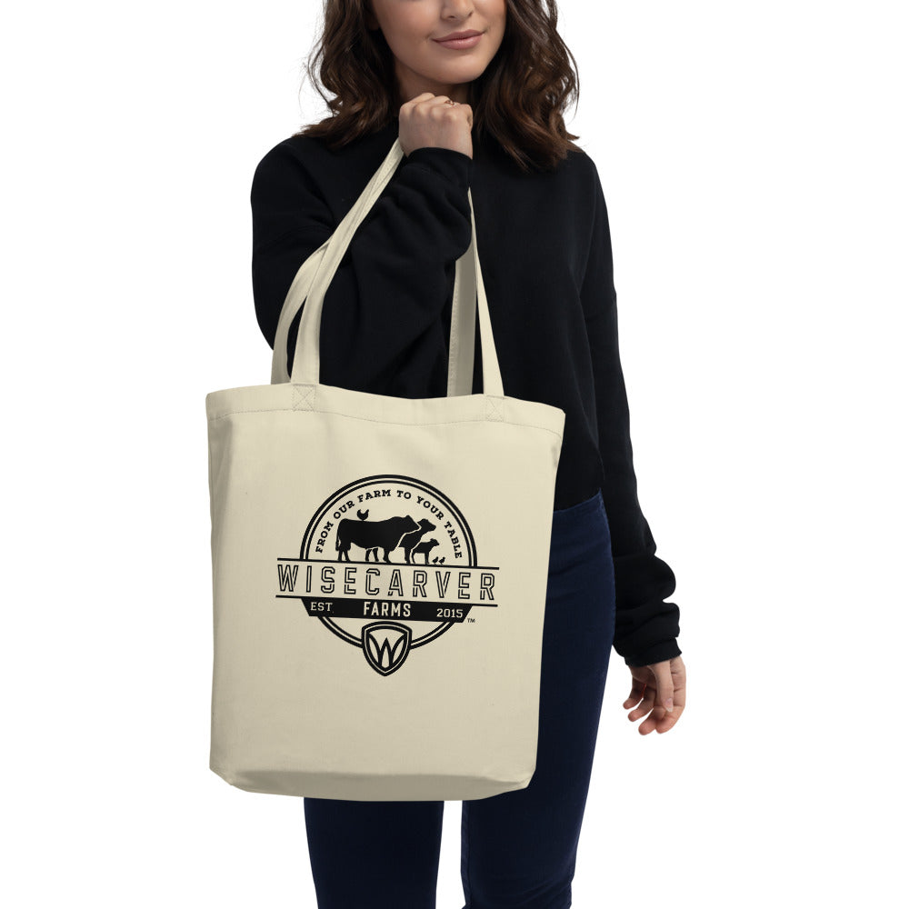 WF Threads Logo Natural Eco Tote Bag